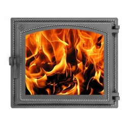 Дверка ВЕЗУВИЙ каминная 240 (Антрацит) фото №1485948