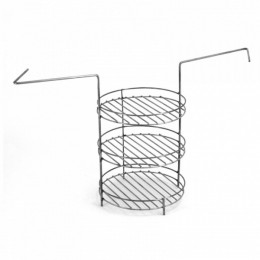 Этажерка D295xH320 (3-х ярусная большая с доп кольцами) Ш-Гриль фото №1485510