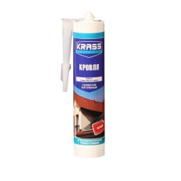 Герметик KRASS битумный для кровли (черный) 300мл. фото №1485810