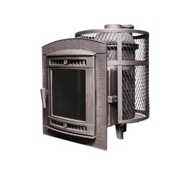 Печь Банная Атмосфера L ProMetall сетка со стеклом фото №1437997