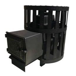 Печь Банная Чугунная Воевода 15, ДТ-3, Сетчатый кожух / ТПЗ фото №1485556