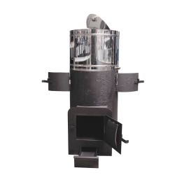 Печь Банная ДОБРАЯ с нерж. баком 80л, вынос фото №1544684