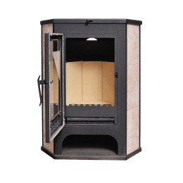 Печь-камин Бавария пристенно-угловая с теплообменником ПКПУТ020 фото №1486453