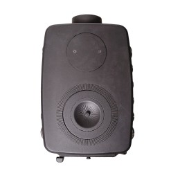 Печь-<span class="strong">камин</span> отопительно-варочный Бахта ProMetall черный фото №1454046