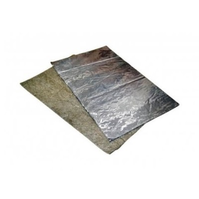 Базальтовый картон фольгированный 1000х600х10мм (20шт/уп) фото №1452948