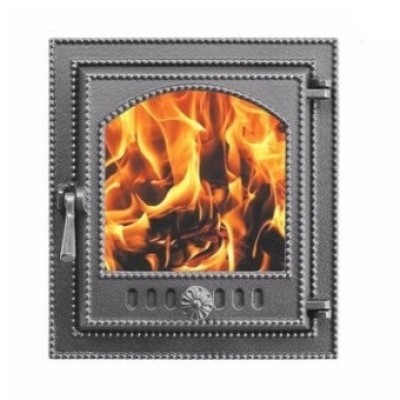 Дверка ВЕЗУВИЙ каминная 210 (Антрацит) фото №1485675