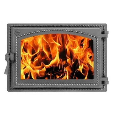 Дверка ВЕЗУВИЙ каминная 230 (Антрацит) фото №1453880