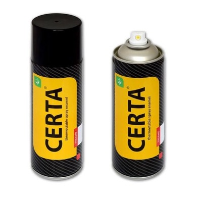 Эмаль термостойкая Церта коричневая аэрозоль (500) фото №1486015