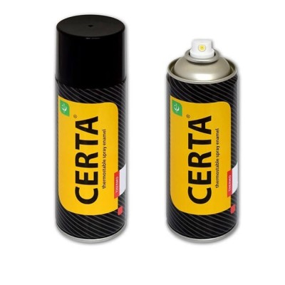 Эмаль термостойкая Церта серебристая аэрозоль (700) фото №1452858