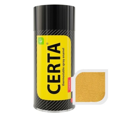 Эмаль термостойкая Церта золото аэрозоль (700) фото №1453711