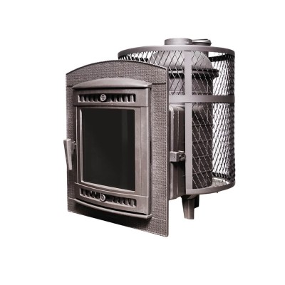 Печь Банная Атмосфера L ProMetall сетка со стеклом фото №1453961