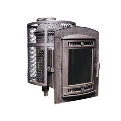 Печь Банная Атмосфера L ProMetall сетка со стеклом фото №1453964