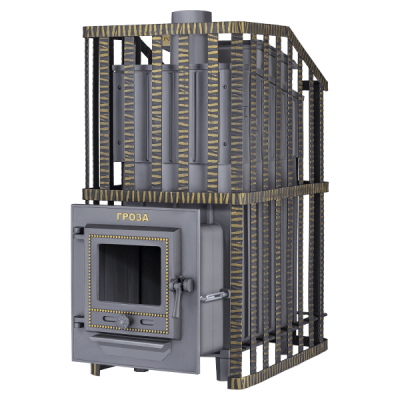 Печь Банная Чугунная Гроза Ураган 18 М ТехноЛит фото №1551819