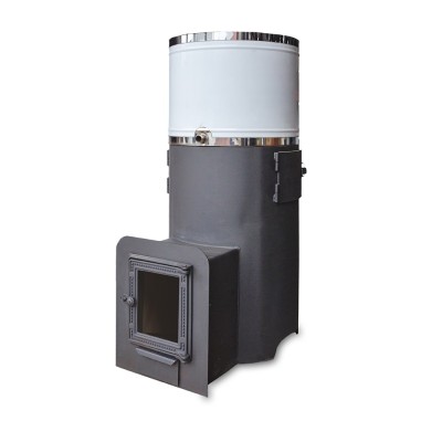 Печь Банная ДОБРАЯ с нерж. баком 80л, вынос, стекло ДТ-4С фото №94224