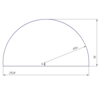 Стекло жаропрочное Bulik 215x118 мм / ТПЗ фото №1484880