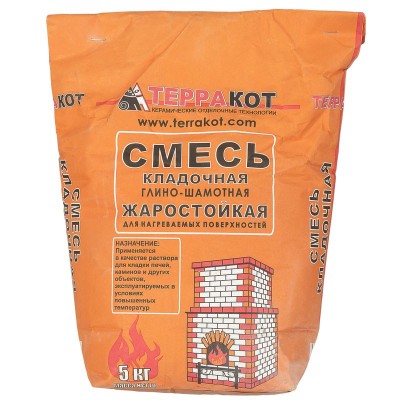 Сухая кладочная смесь "Терракот" 5 кг фото №1453701