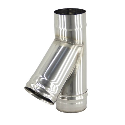 Тройник 150 45* нерж 1мм фото №1453651